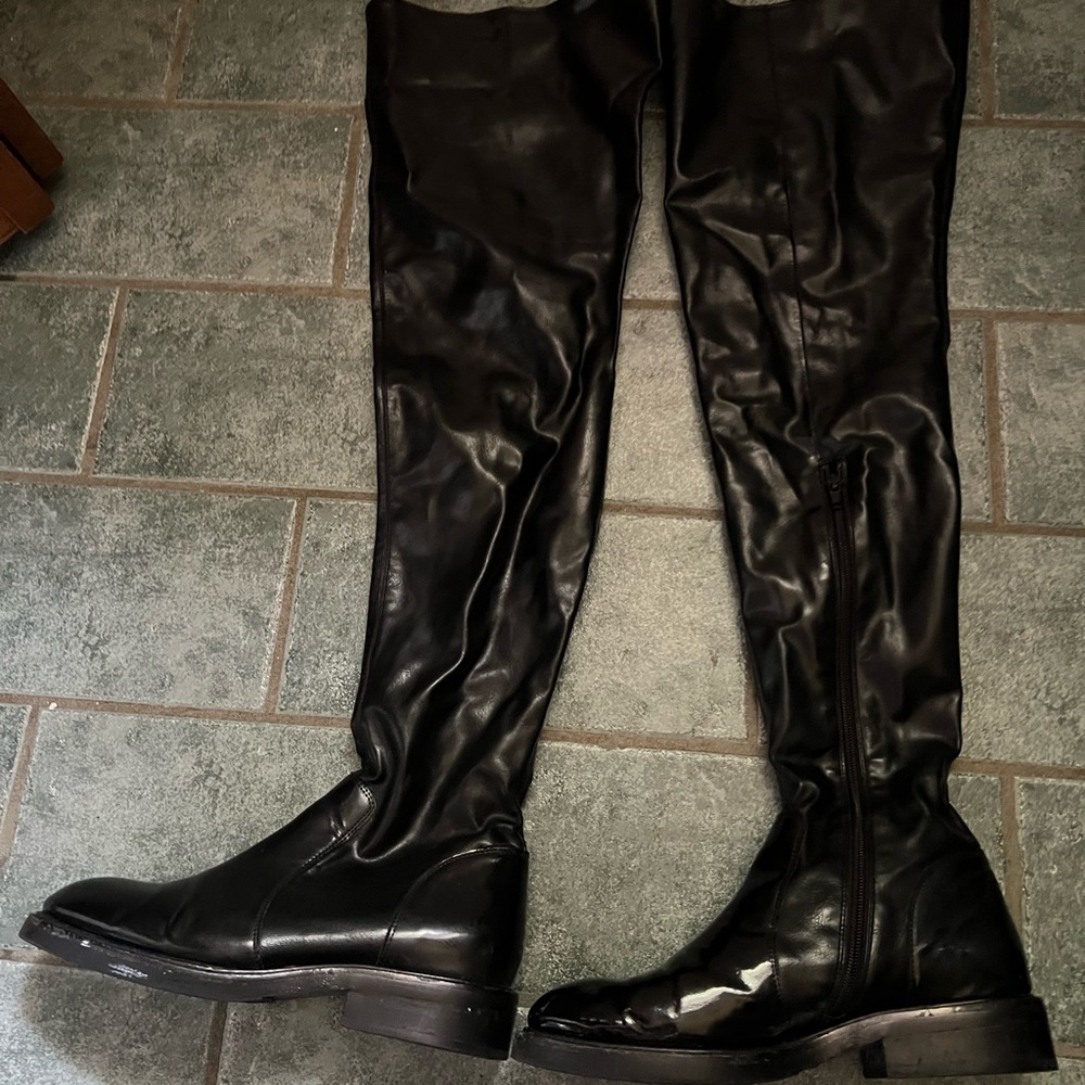 Jeffrey Campbell Thigh High black boots